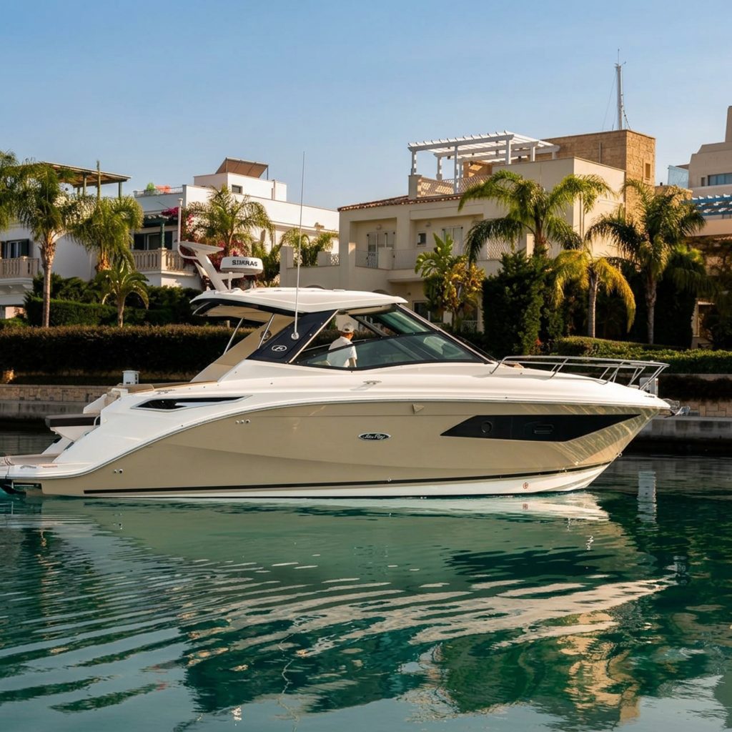 Penelope, 2026 Sea Ray 320 Sundancer, luxury yacht charter for rent in Ayia Napa, Cyprus