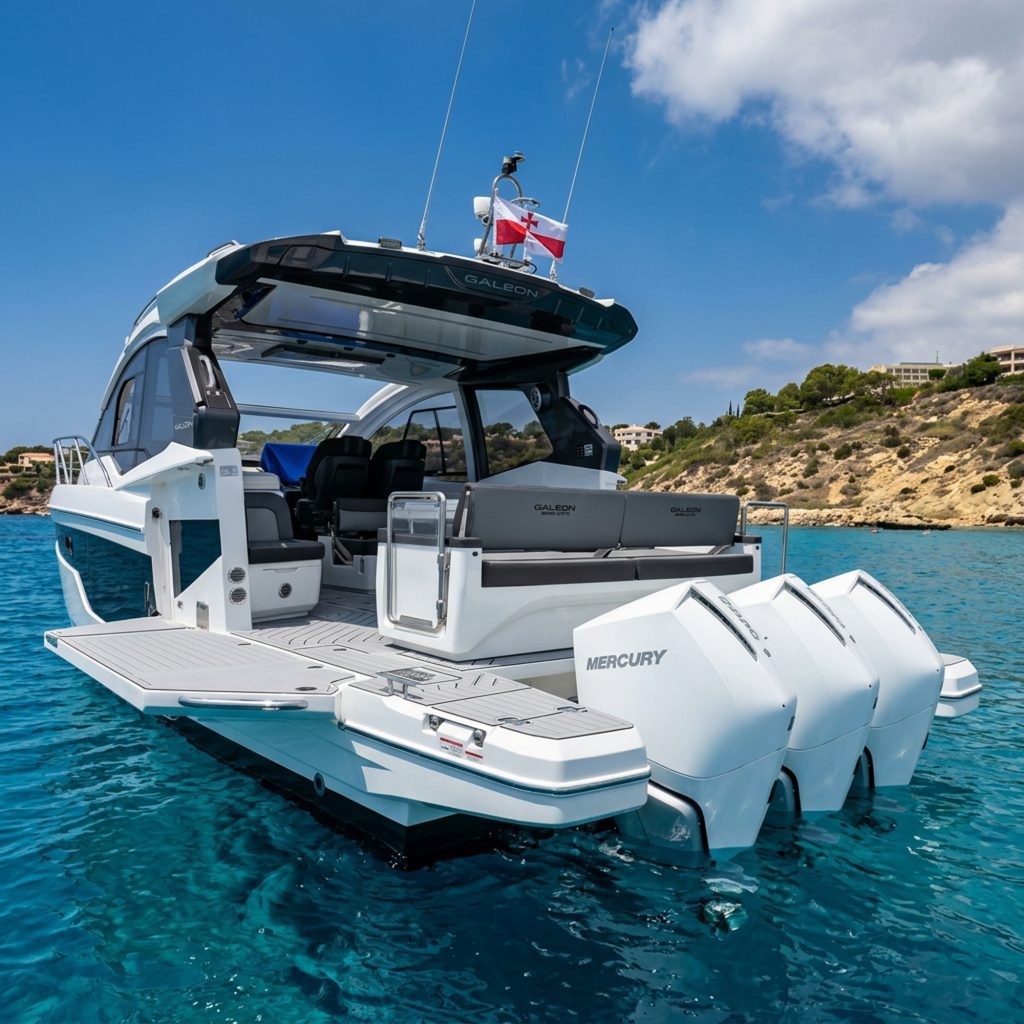 Angelica, the Galeon 375 GTO, luxury yacht charter for rent in Ayia Napa, Cyprus