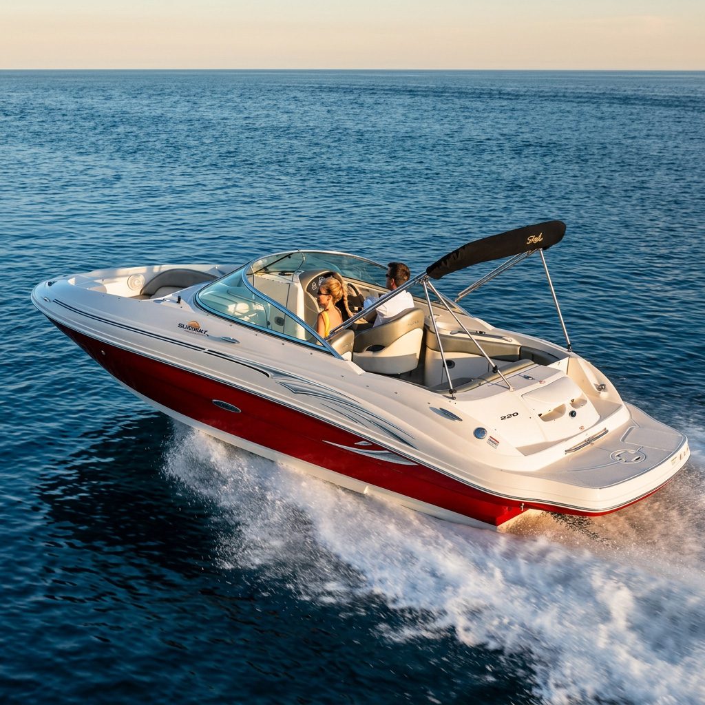 Sea Ray SPX 230 Self-Drive Boat Hire Cyprus