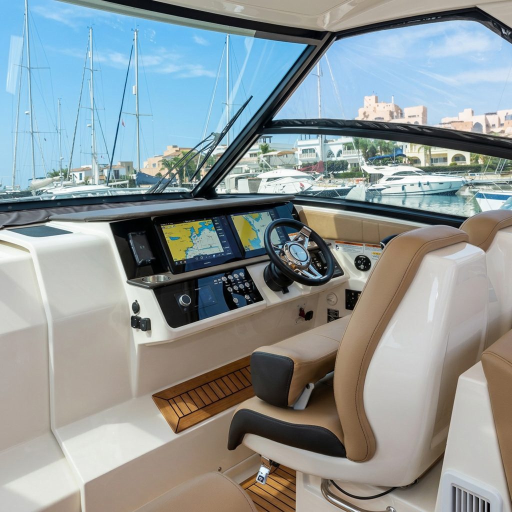 Penelope, 2026 Sea Ray 320 Sundancer, luxury yacht charter for rent in Ayia Napa, Cyprus