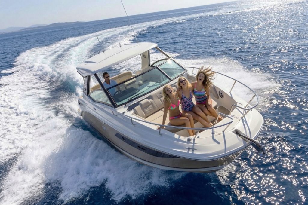 Penelope, 2026 Sea Ray 320 Sundancer, luxury yacht charter for rent in Ayia Napa, Cyprus