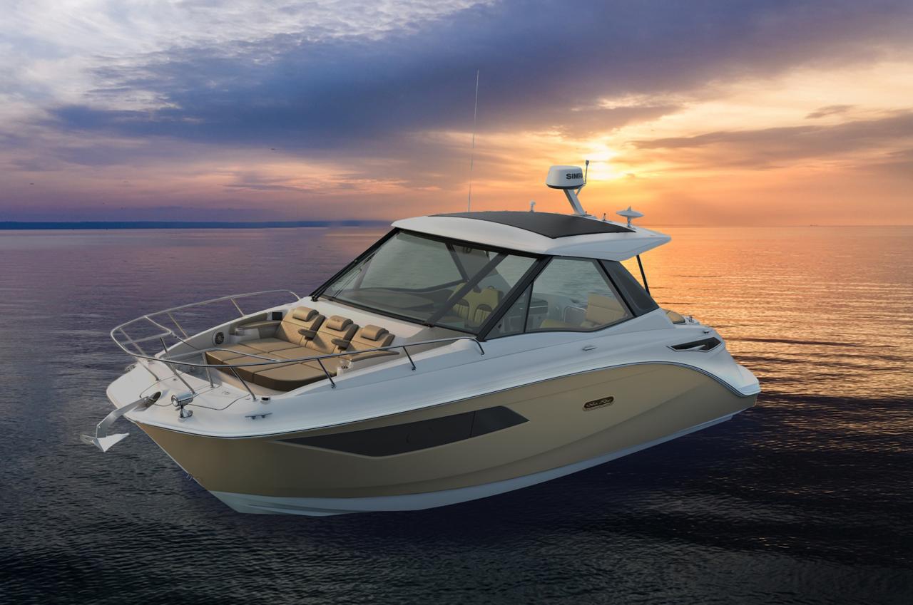 Sea Ray Sundcer 320 on Cav Blu Yacht Charters Protaras
